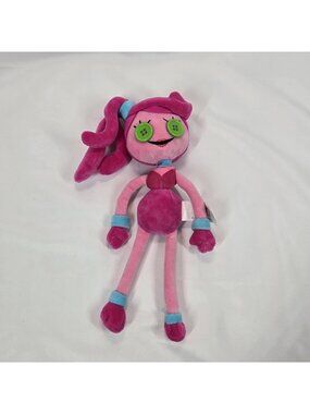 Poppy Playtime Mommy Long Legs Plush Doll 10" Pink Toy Monster 2022 Button Eyes